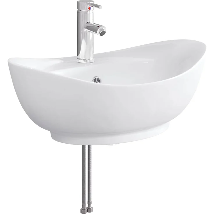 vidaXL Waschbeckenschrank Geräucherte Eiche 62,5 x 44,5 x 80 cm 3404345 – Bild 5