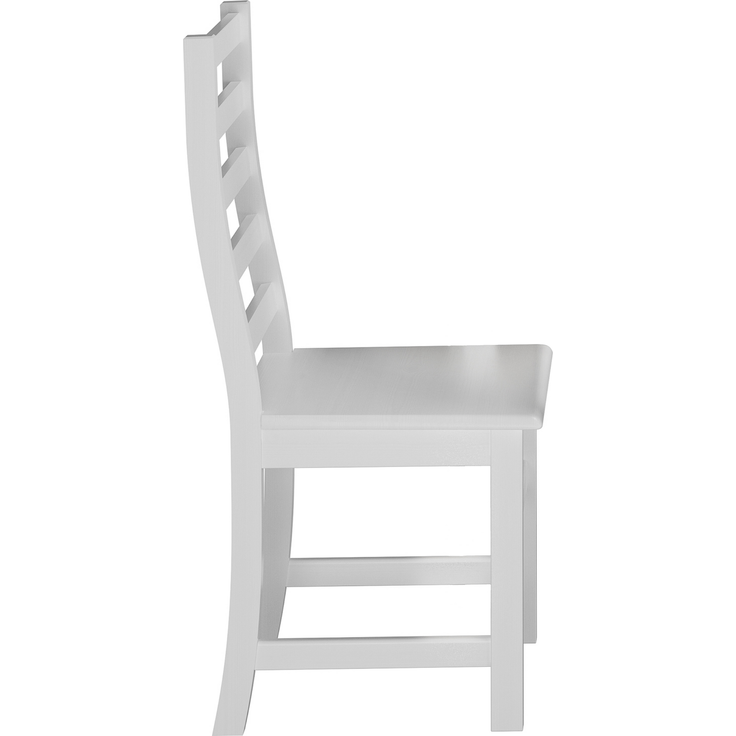 Moderne weiße Essgruppe mit Tisch und 2 Stühle Kiefer Massivholz 90.70-50 A W Set 21 – Bild 9