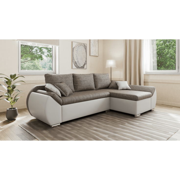 Ecksofa Auro von Jan-Art mit Schlaffunktion | verschiedene Farben erhältlich – Bild 4