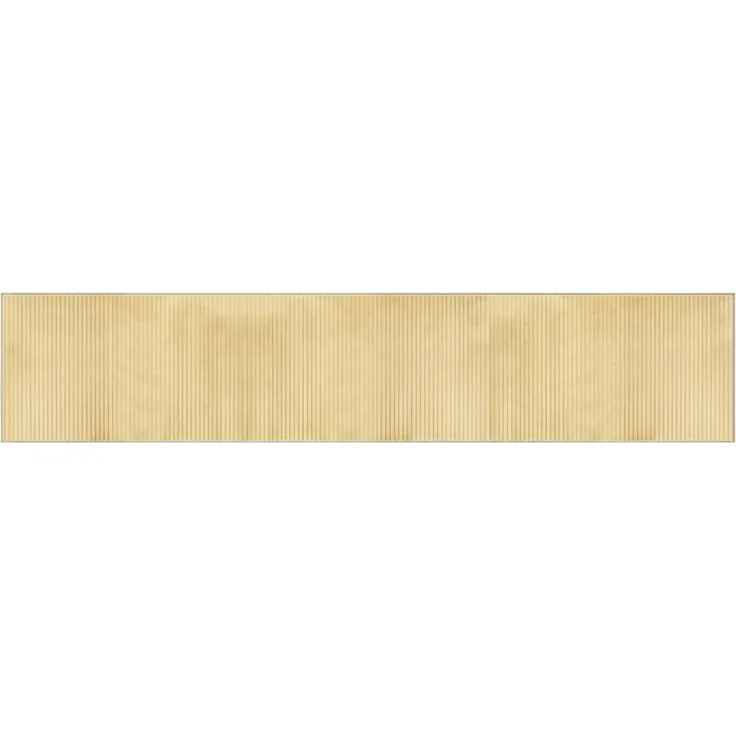 vidaXL Teppich Rechteckig Hell Natur 60x300 cm Bambus 376843 – Bild 2