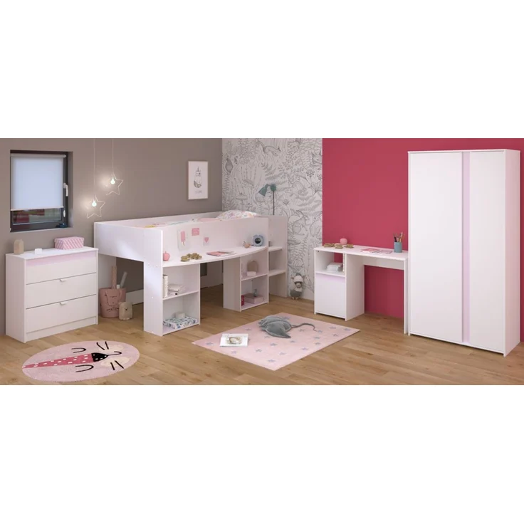 Parisot Kinderzimmer und Jugendzimmer Pirouette in weiß Set 4-tlg. – Bild 2
