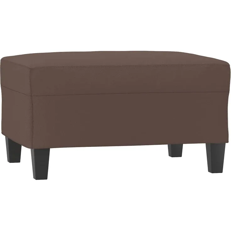 vidaXL Fußhocker Braun 70x55x41 cm Kunstleder 349357
