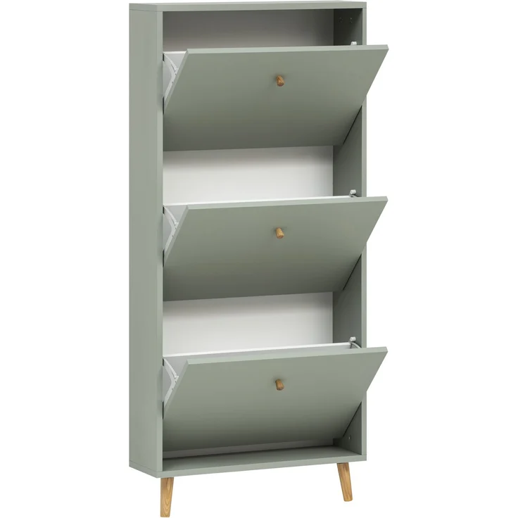 Schildmeyer ‘Bjarne‘ 3er Schuhkipper, Pistazie, Breite 60 cm, Made in Germany – Bild 2