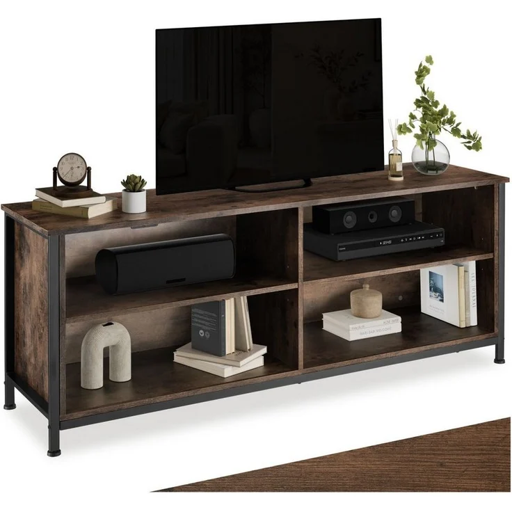 tectake Lowboard Sideboard (TV-Regal, Montagematerial, Montageanleitung), Industrial Style – Bild 5