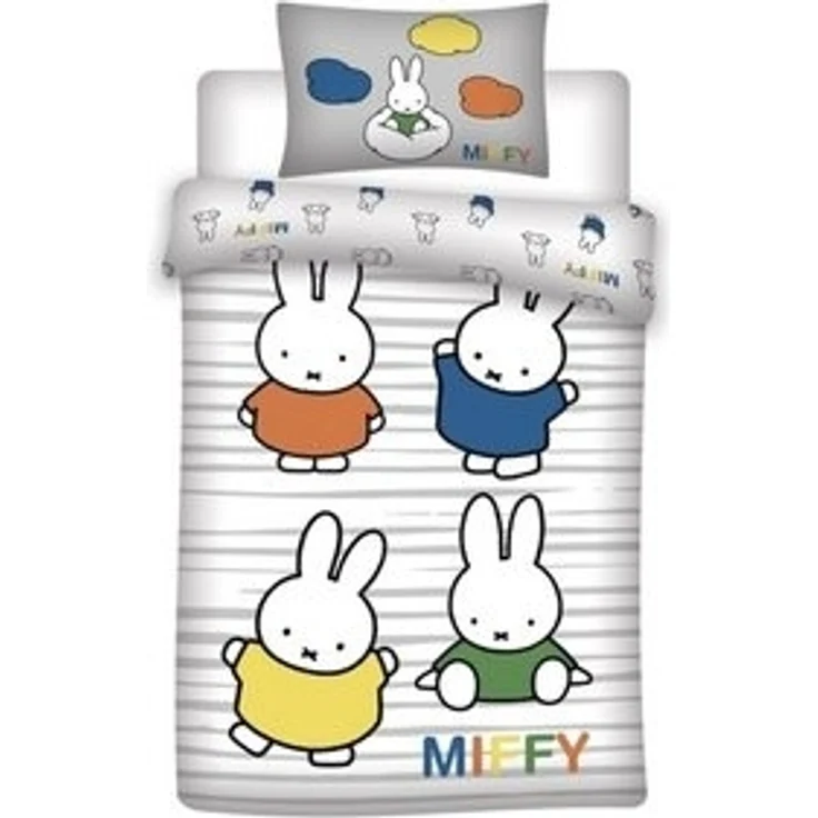 Miffy Bettwäsche 100x135 cm + Kissenbezug 40x60 cm Babybett – Bild 5
