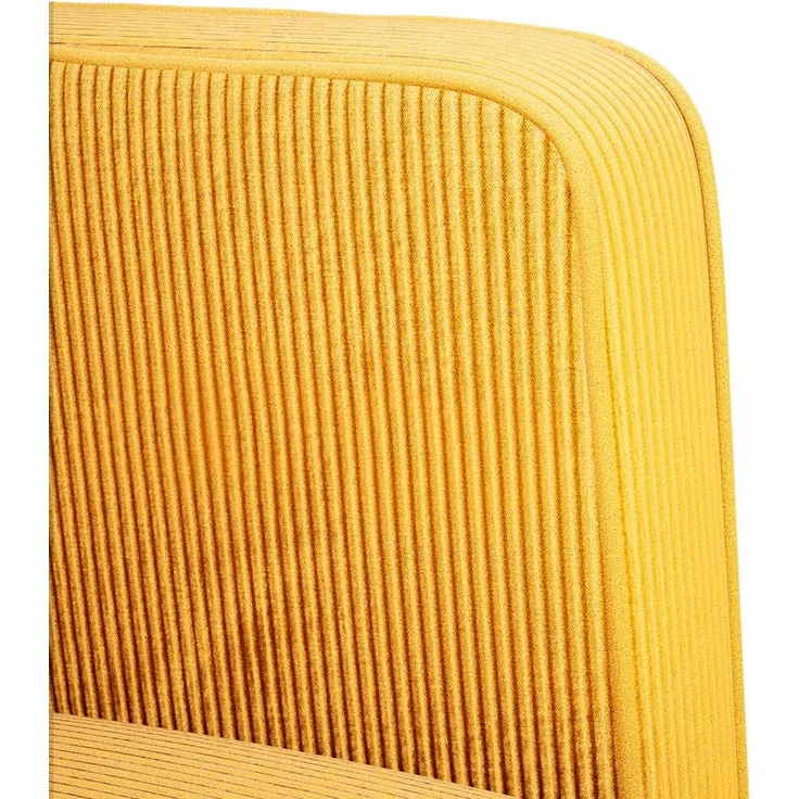 vidaXL Sessel mit Armlehnen Hellgelb 54 cm Cordstoff 4100521 – Bild 5
