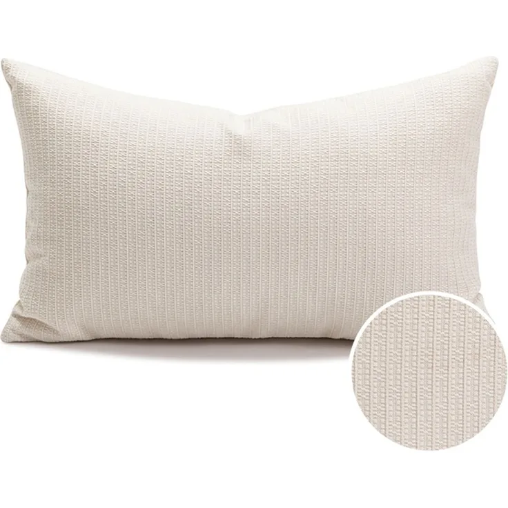 ABC Kissenbezug, beige, Polyester / Baumwolle, 50 x 30 x 30 cm