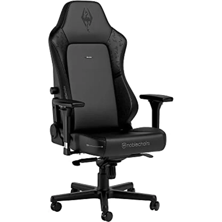 noblechairs Hero Komfortabler und Langlebiger Gaming-Stuhl, Perfekt Optimierte Ergonomie des Stuhls Sorgt für Hohen Sitzkomfort, Belastbarkeit 150 kg - The Elder Scrolls V Skyrim Anniversary Edition – Bild 1