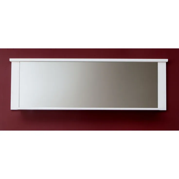 Trendteam 'Georgia' Wandspiegel mit Ablage, Pinie weiß / Landhausstil, 197 x 63 x 18 cm