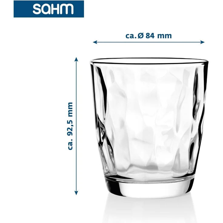 SAHM Gläser-Set Diamond Becher Set 6 tlg – Bild 3