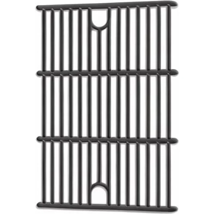 Tepro Grillrost-Set, 2 Stück, Gusseisen, schwarz, Grillfläche: 2 x ca. 29,1 x 40,8 cm – Bild 2