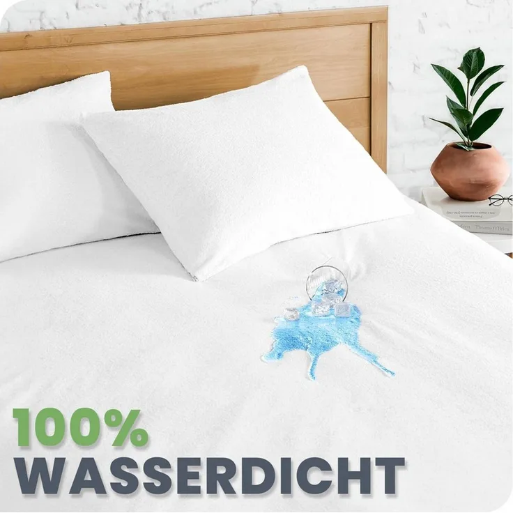 Matratzenschoner Matratzenauflage -Matratzenschutz - Matratzenschutzbezug livessa, 100% wasserdicht,Milbenresistent, Atmungsaktiv,Fleckenschutz