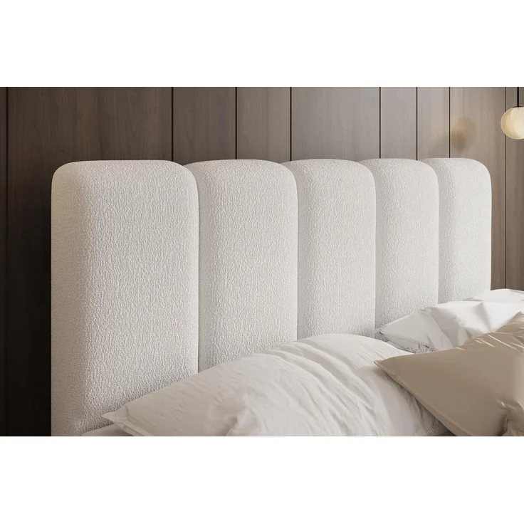 Compleo Boxspringbett COZYS mit 2 Bettkasten, Bonell-matratze und Topper als Option (TOPSELLER, MADE IN EU), Doppelbett boucle, Elegant Schlafzimmer – Bild 3