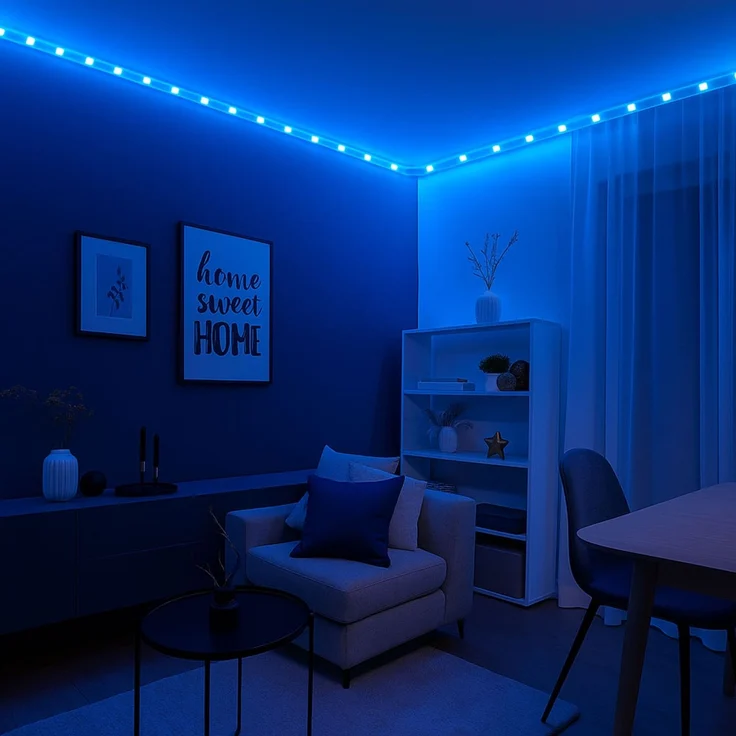 RGBW LED Strip, Fernbedienung, dimmbar, L 300 cm – Bild 6