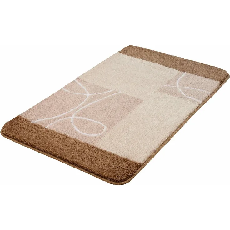 Kleine Wolke Badteppich Curly taupe, 55x65 cm