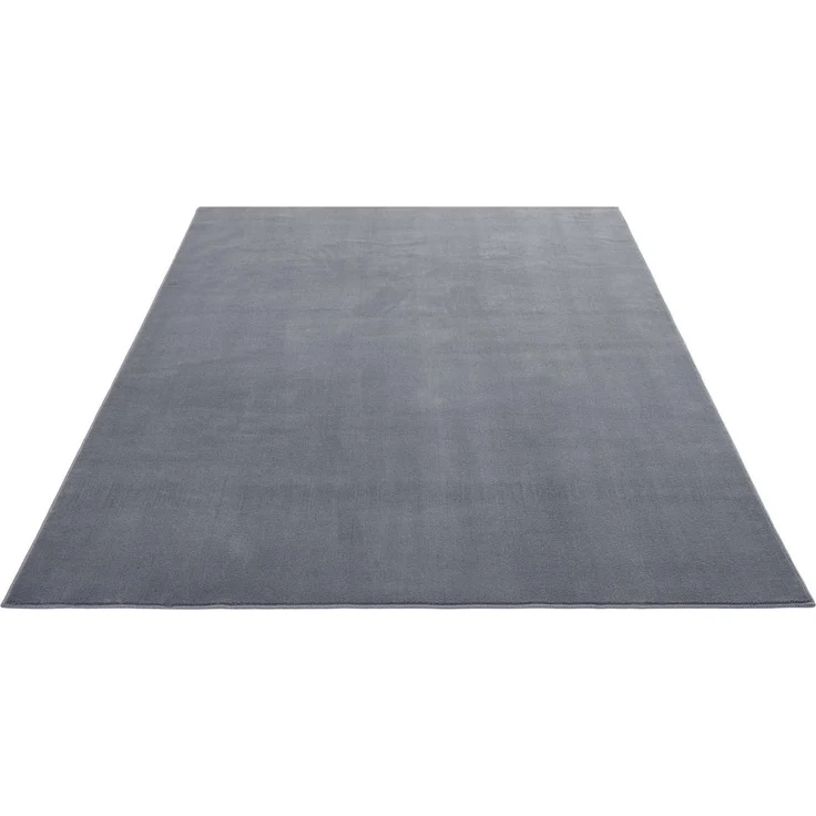 TaraCarpet Teppich Kurzflor-Teppich Madrid Uni, rechteckig, Höhe: 9 mm, Wohnzimmer, Schlafzimmer, Esszimmer, Madrid New anthrazit 50x150 – Bild 2