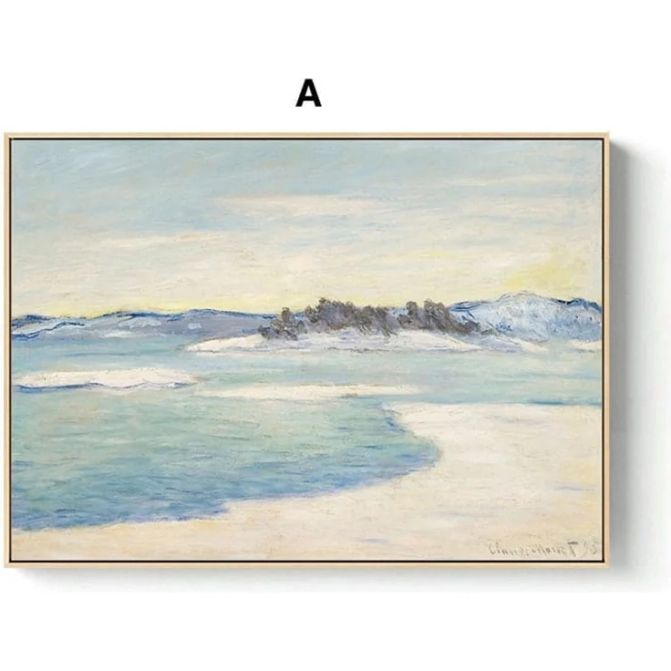 Poster Vintage Claude Monet · Deko Print ohne Rahmen - 55x40 cm / A – Bild 2