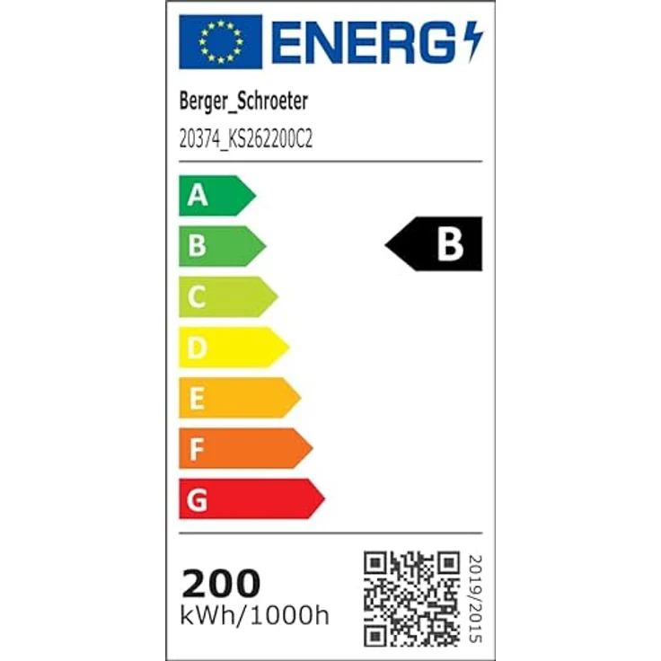 Berger & Schröter LED Strahler UFO High Bay Light 200 W, 32000 Lumen, 6500 K Weißlicht, dimmbar, IP66, Aluminium schwarz – Bild 5