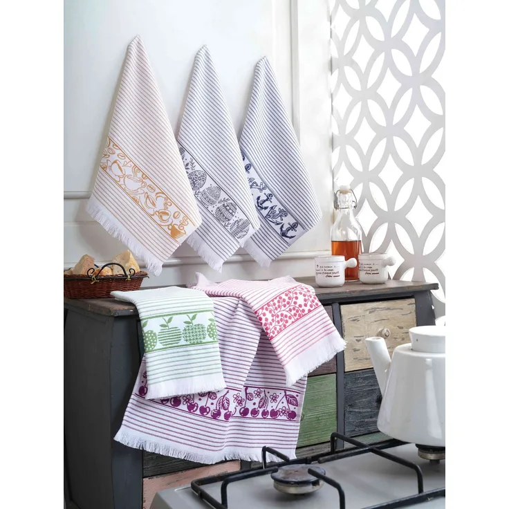 L'Essentiel Maison Handtücher 100% COTTON, 40 x 60 cm (6 Pieces) S1188, (6-St)