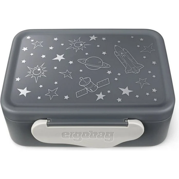 ergobag Lunchbox Brotdose, Tritan, (Brotdose, 1-tlg, Brotdose), Inkl. Trennfach für Obst und Gemüse – Bild 1