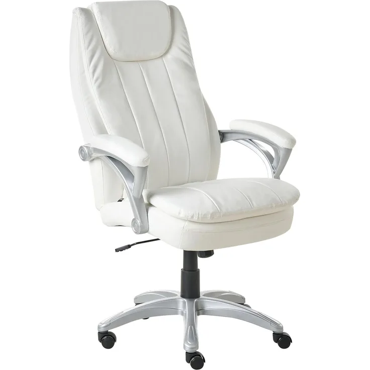 Chefsessel CHIEF Kunstleder Cremeweiß