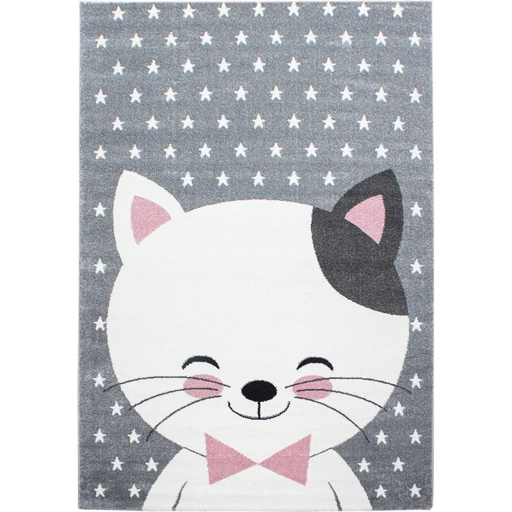 Kinder Teppich Kikki rechteckig - 200x290 cm - Pink
