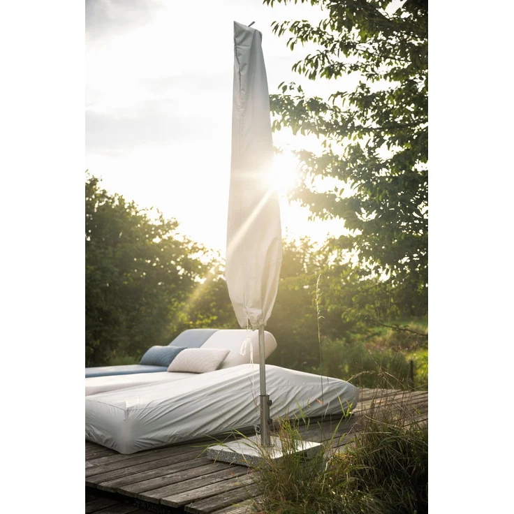 KETTLER KETTCARE Abdeckhaube für EGO Sonnenliege grau Polyester mit PU-Beschichtung 210 x 87 x 29 – Bild 4
