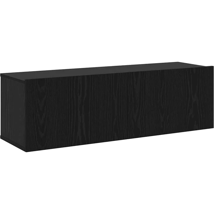 vidaXL TV-Schrankset 6 pcs Schwarz Eichen-Optik Holzwerkstoff 3332533 – Bild 6