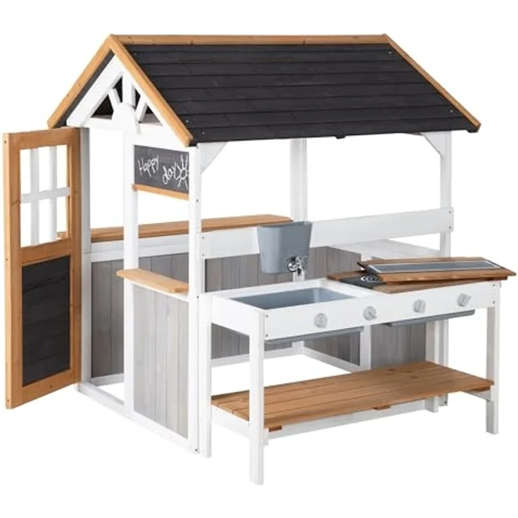 roba Spielhaus-Küche - Erweiterung mit BBQ-Grillfläche & Spielwannen - Mehrfarbig – Bild 5