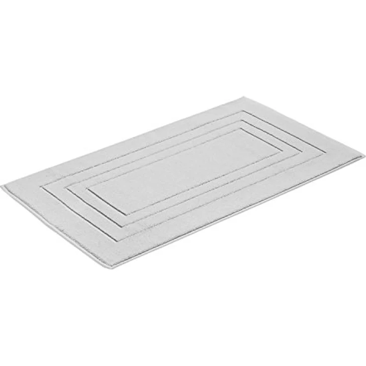 Vossen Feeling Badematte, garngefärbt, strapazierfähig, 100% Baumwolle, pearl grey – Bild 1