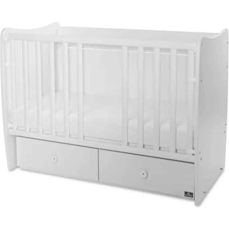 Lorelli Babybett MATRIX NEW, Gitterbett 120 x 60 cm mit Schaukelfunktion und 2 Schubladen, geeignet ab Geburt – Bild 3