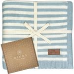 Babydecke DIKOS® Babydecke aus *100%* Bio Baumwolle Strickdecke Erstlingsdecke, DIKOS, PREMIUM Qualität atmungsaktiv, nachhaltig, plastikfrei, kuschelweich