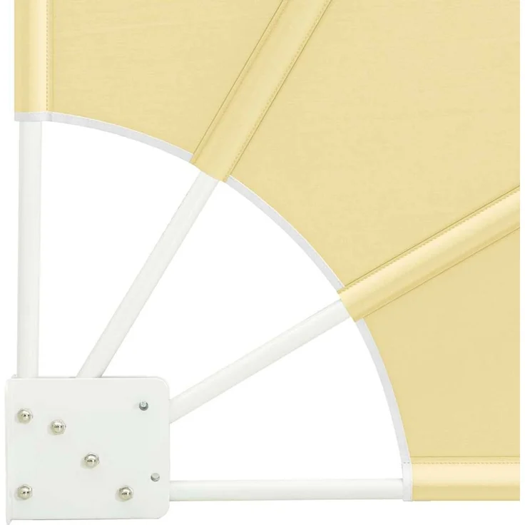 vidaXL Balkon Sichtschutz 115 x 115 cm Polyester Sand 42000911 – Bild 7