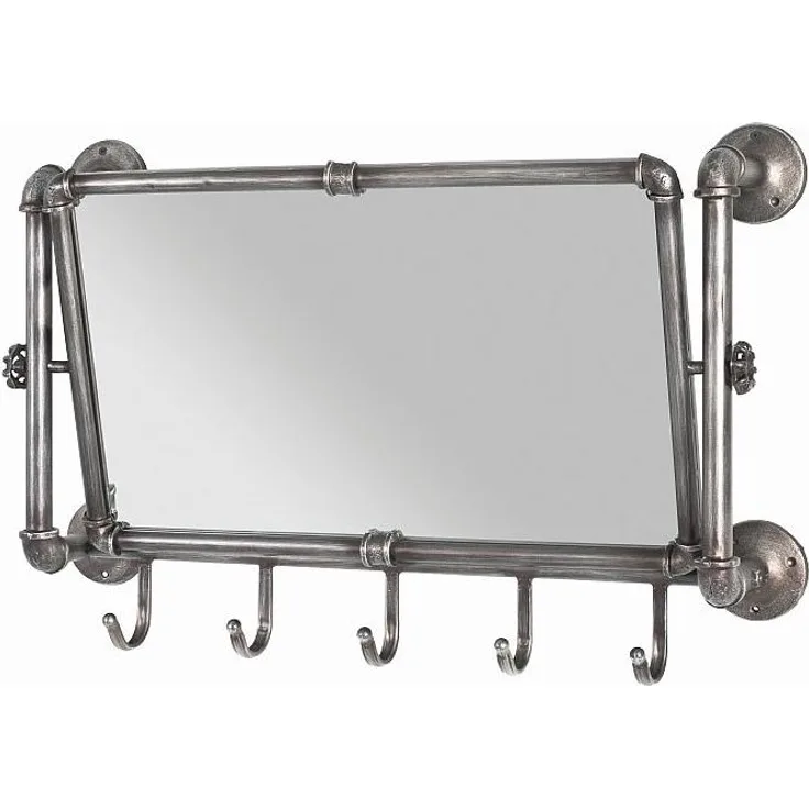 Wandgarderobe anthrazit 75x16x45cm