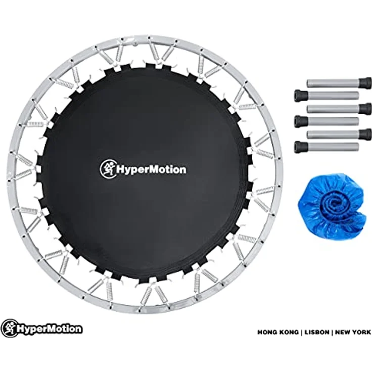 HyperMotion Mini Trampolin für Kinder, 91 cm faltbar, rutschfest, Indoor & Outdoor, bis 25 kg, blau – Bild 4