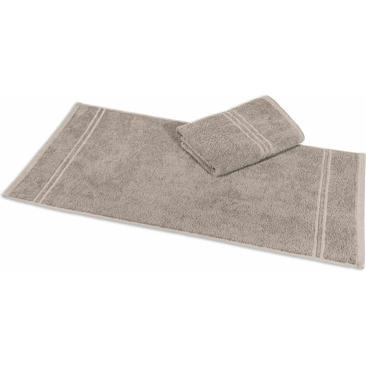 aurora Objektwäsche Badetücher Gästetuch Rio 30x50cm - 450 g/m² stein, 100%BW – Bild 3