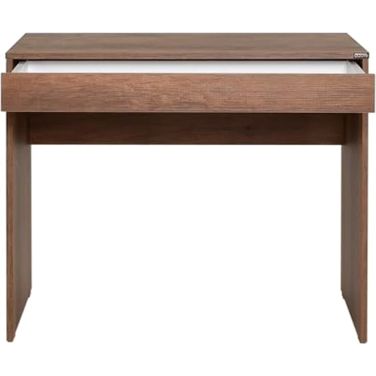 Stylish Study Desk, Oslo & Walnut, 90 x 75 x 55 cm | 100% Melamine Coated Particle Board, 16 mm Thickness | Ideal for Modern Home Office & Study – Bild 8
