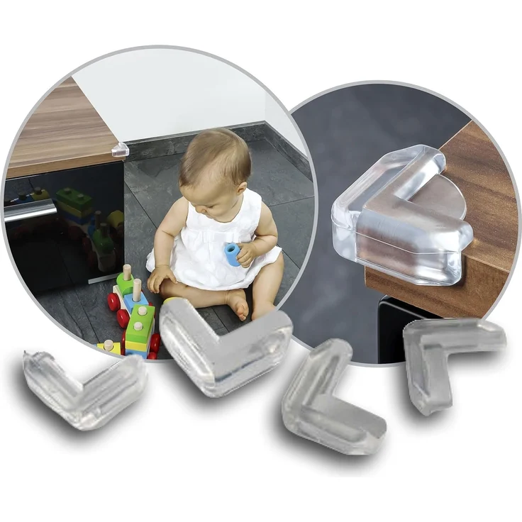 Reer Eckenschutz universal, transparent 4 Stück – Bild 4