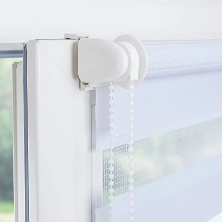 Doppelrollo Klemmfix-Duo-Rollo, Liedeco, Lichtschutz, ohne Bohren, Klemmfix, 1 Stück – Bild 5