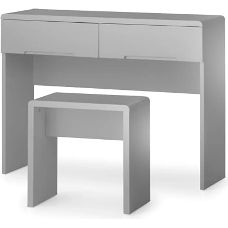 Julian Bowen Manhattan Frisiertisch mit 2 Schubladen, grau – Bild 4