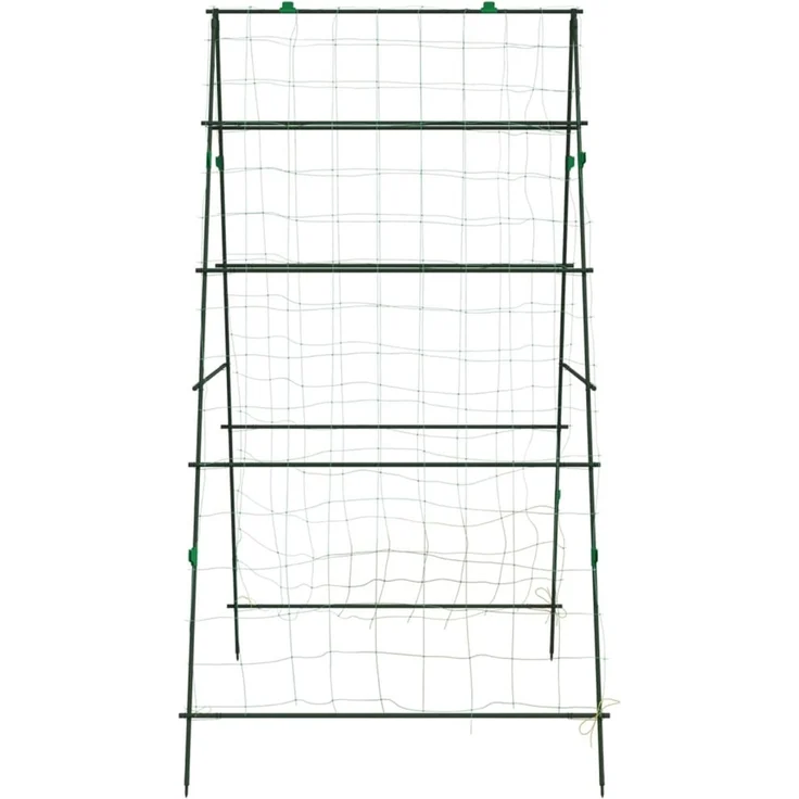 vidaXL Pflanzennetze 3 Stk. A-Rahmen Stahl 3281501 – Bild 5