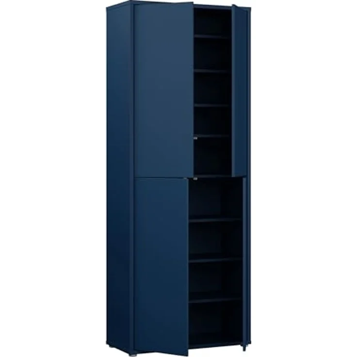 FORTE Schuhschrank Alice Springs, Schuhschrank, Höhe 191,9 cm, 4 Türen, viel Platz (B/H/T 74,5/191,9/34,9 cm) Stauraumschrank, Mehrzweckschrank, Breite 74,5 cm, mit 8 Böden – Bild 7