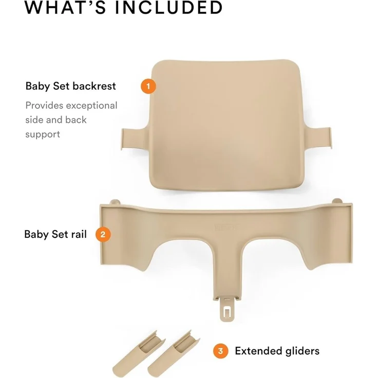 Stokke Babyset für 'Tripp Trapp' Hochstuhl, Schwarz – Bild 7