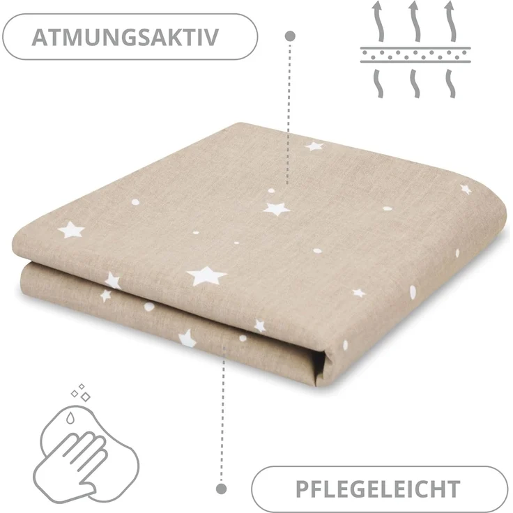 Totsy Baby Stillkissenbezüge Bezug Seitenschläferkissen Schwangerschaftskissen Stillkissen 40x145 – Bild 3