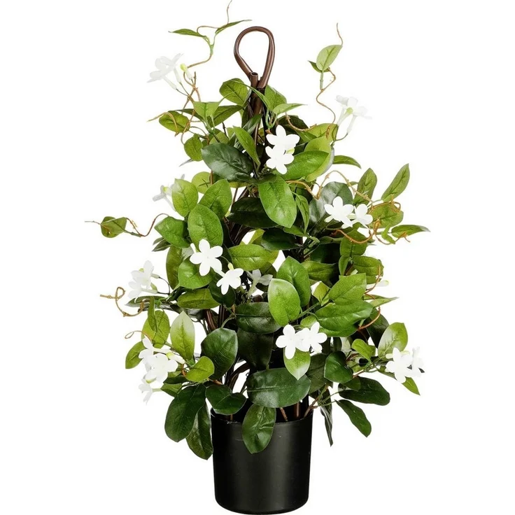 Mica Decorations Stephanotis im Topf Ø 30 x 60 cm grün – Bild 1