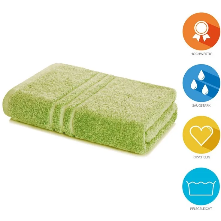 Lavea Badetuch Duschtuch 100x150 cm Elena Frottee Duschhandtuch, 100% Baumwolle, 500 g/m² Frottier, weich & saugstark, pflegeleicht