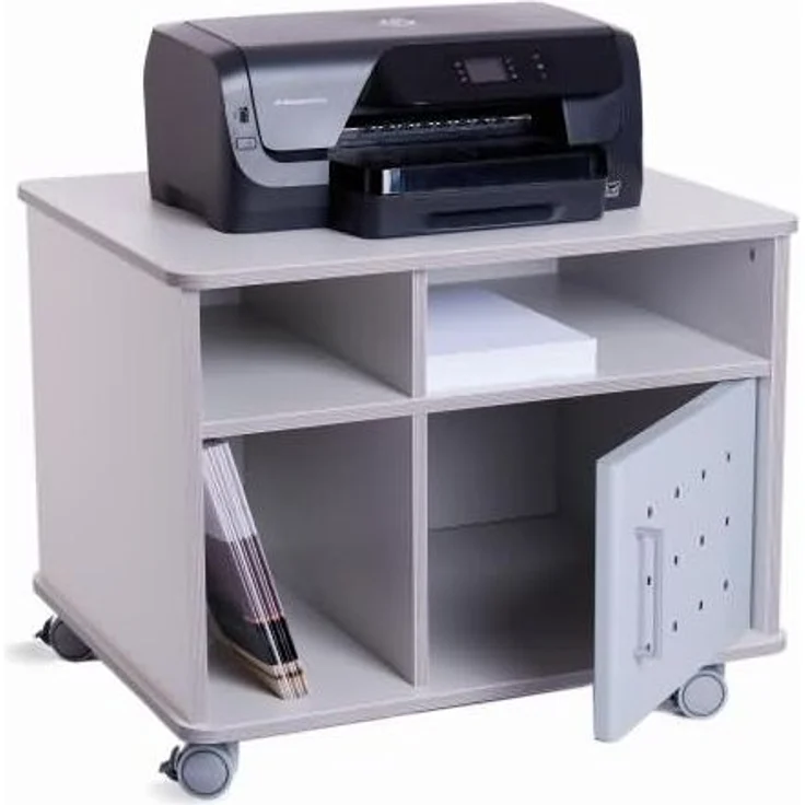 Rocada Kopier- und Druckerschrank RD4020/1 auf Rollen grau – Bild 2
