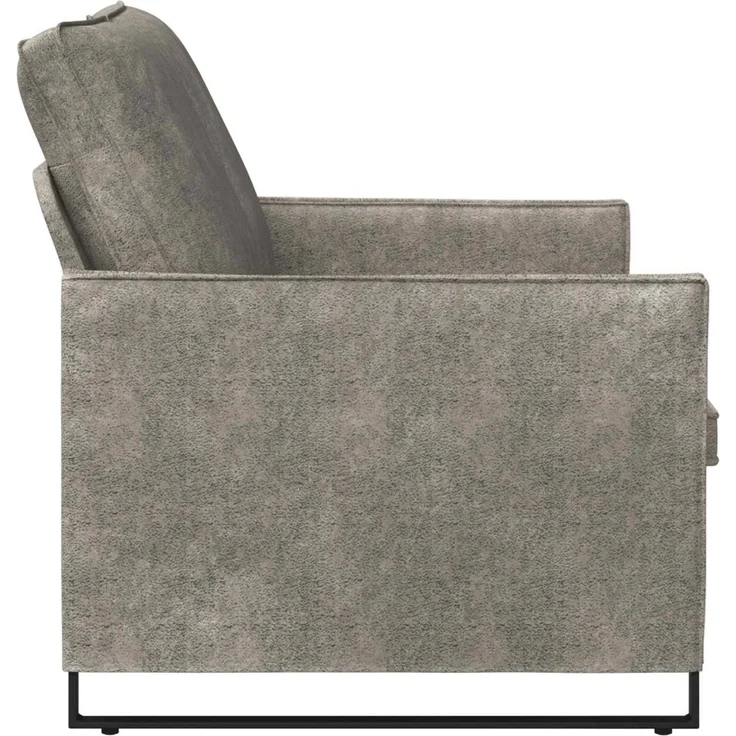 vidaXL 2-Sitzer Sofa Hellgrau 150 x 81 x 82 cm Kunstwildleder 42040996 – Bild 3