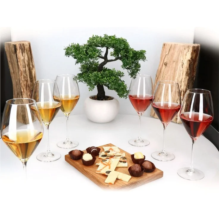 MamboCat Weinglas 6x Doyenne Weingläser 150ml mit Fuß Rotwein Weißwein-Glas Feier, Glas – Bild 3