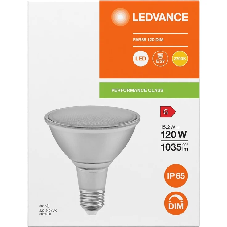 Ledvance PAR38 120 30° DIM P 15.2W 927 E271 – Bild 8